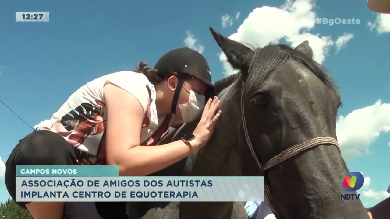 Associação de amigos dos autistas implanta centro de equoterapia em Campos Novos