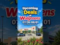 Upcoming Deals at Walgreens -