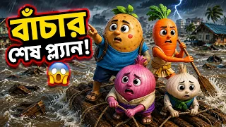 ভয়ংকর বন্যায় সব শেষ! 😨 কিন্তু আলু, গাজর আর পেঁয়াজের প্ল্যান বদলে দিল সব!