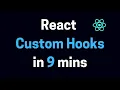 Learn React Custom Hooks - Custom Hooks Tutorial by Example