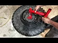 How to Mount 35 Off-Road Tires at Home Manual Tire Machine Tutorial