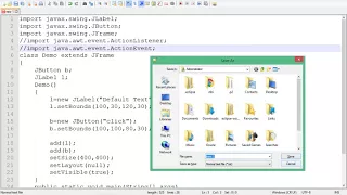 How to use JLabel and JButton in swing in java