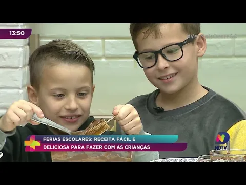 Férias escolares: Receita fácil e deliciosa para fazer com as crianças
