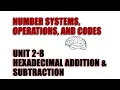 Unit 2-8 Hexadecimal Addition Subtraction DIGITAL FUNDAMENTALS