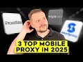 3 beste aanbieders van mobiele proxyservers - 2025 | Gratis, betaalde en premium keuzes