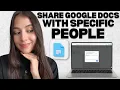 How to Share Google Docs with Specific People View Comment Edit Access