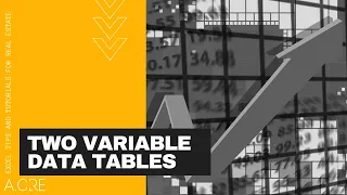 2 of 3 on Data Tables Two Variable Data Table - Step By Step Guide