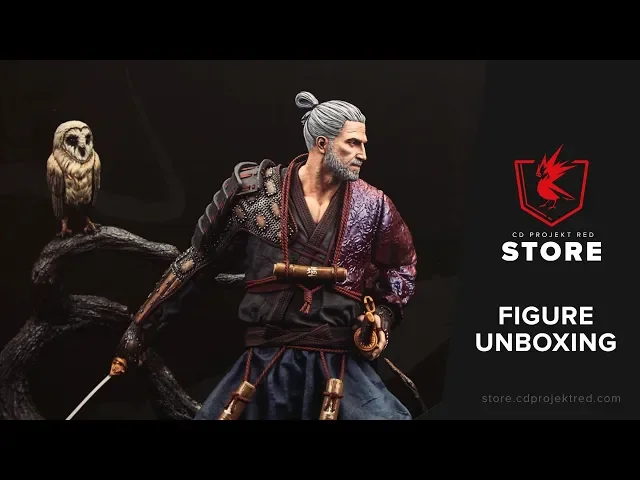 CDPR Merchandise Store | Geralt Rōnin Figure Unboxing