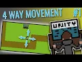 Unity 2D TUTORIAL - 4 way movement CAMERA COLLISIONS ANIMATIONS