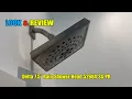 Delta 7 5 Rain Shower Head 52684-SS-PR Review H2Okinetic Shower Worth It