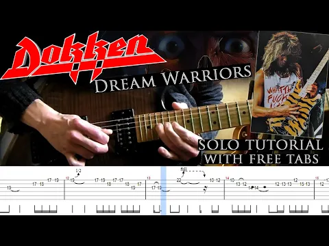 Dokken - Dreams Warriors - Guitar Tab guitar tab video