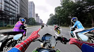 ALL STORY Team Spider-Man Bros Escape Form ALL Serbian Dancing In Anbadoned Place