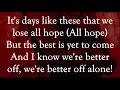 Download Lagu Before Their Eyes - The Nighttime Is Our Time lyrics
