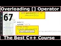 C Tutorial overloading subscript operator part 67