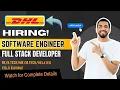 DHL is hiring for Full Stack Developer Apply Now