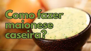 Como Fazer Maionese Caseira | Rango e Resenha com Schelpão e Alex