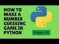Python Number Guessing Game Tutorial Beginner Project
