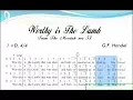 Worthy is the Lamb - G. F. Handel | SATB – Teks Kor Lagu Rohani Not Angka