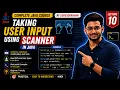 Taking User Input Using Scanner in Java Java Course in Hindi