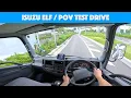Lagu 2016 Isuzu ELF a small truck in Japan - Test Drive - POV with Binaural Audio