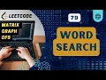 Word Search Leetcode 79 DFS C