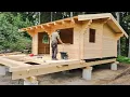 Lagu Man Builds Incredible DIY Wood Cabin in the Woods Start to Finish