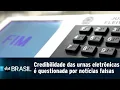 Download Lagu Notícias falsas questionam credibilidade das urnas eletrônicas | SBT Brasil (24/09/18)