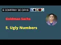 Ugly Numbers 6Company 30 Days Challenge Goldman Sachs