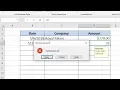 How to Create Custom Input Error Messages in Excel 2016