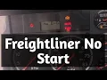 Freightliner No Crank No Start No Active Codes