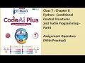 Class7 Chapter8 Python - Assignment Operators