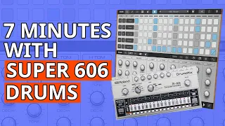 AudioKit Pro Super 606 Drums - Open-Source Roland TR-606 For iOS | 7 Minutes With An iPad Synth