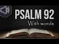 Psalm 92 KJV King James version Bible
