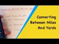 How Many Yards Are In A Mile Converting Between Miles And Yards Using 1 mile 1760 yards