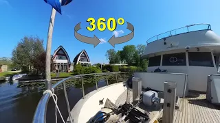 InstaX3 360 VR on a small Dutch river, Pt1; Choose 4k Quality; Become screen director yourself