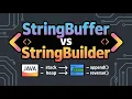 Java StringBuffer vs StringBuilder Explained in Telugu