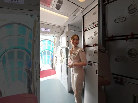 Pramugari Cantik Super Air Jet Sedang Bertugas Dalam Pesawat 🥰🥰🙏🙏