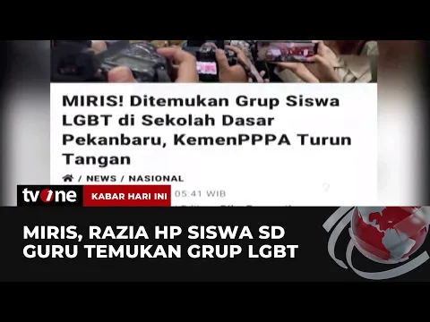 Miris, Ditemukan Grup Siswa LGBT di Sekolah Dasar Pekanbaru