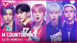 Download [MONSTA X - LOVE] Comeback Stage | #엠카운트다운 EP.751 | Mnet 220505 방송 MP3