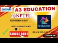 NPTEL Programming In Java Week 9 Assignment Answers Solution Quiz 2025 - Jan