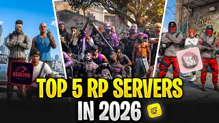 Top 5 BEST GTA 5 RP Servers for 2026