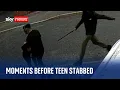 Download Lagu CCTV shows moment before two teenagers stabbed 16-year-old Ronan Kanda to death