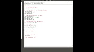 Python Turtle - Draw a heart
