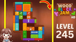 Wood Block Jam Level 245 Solution Walkthrough