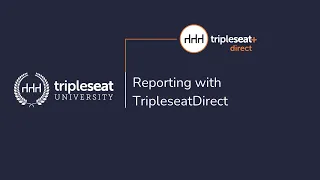 Reporting with TripleseatDirect TripleseatDirect