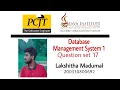 DBMS Practical Question Set 17 Java Institute