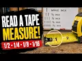How to Read a Tape Measure Every Line Explained