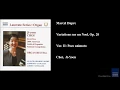 Marcel Dupre, Variations sur un Noel, Op. 20, Var. II: Poco animato