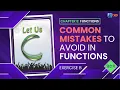 Let us C Solutions C Programming Mistakes in writing Functions in C