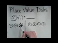 Subtraction using Place Value Disks